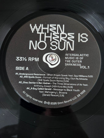 Various : When There Is No Sun - Vol. 1 (LP)