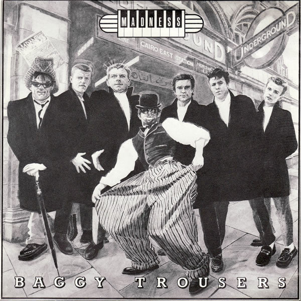 Madness : Baggy Trousers (7", Single, Gre)