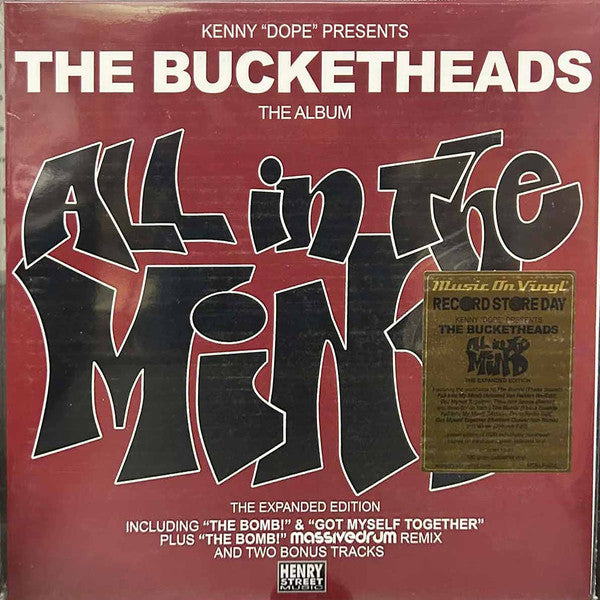 Kenny "Dope"* Presents The Bucketheads : All In The Mind (2xLP, Album, RSD, Ltd, Num, RE, Gre)