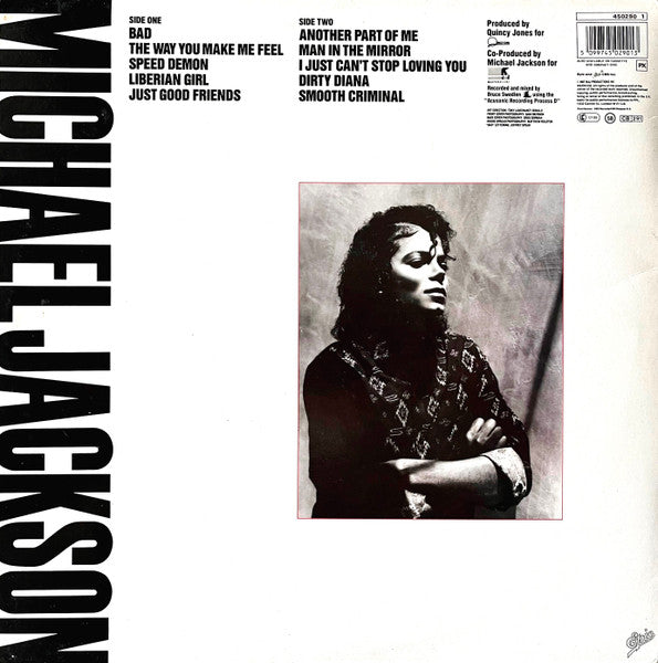 Michael Jackson : Bad (LP, Album, Gat)