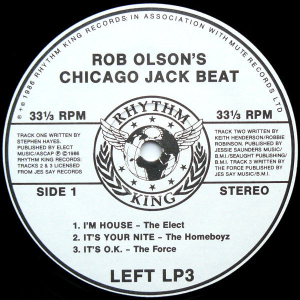 Rob Olson : Rob Olson's Chicago Jack Beat (LP, Comp)