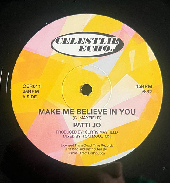 Patti Jo : Make Me Believe In You  / Ain't No Love Lost  (12", RSD, Single)