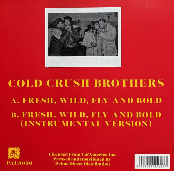 Cold Crush Brothers : Fresh, Wild, Fly And Bold (7", RSD, Single, RE, S/Edition, Col)