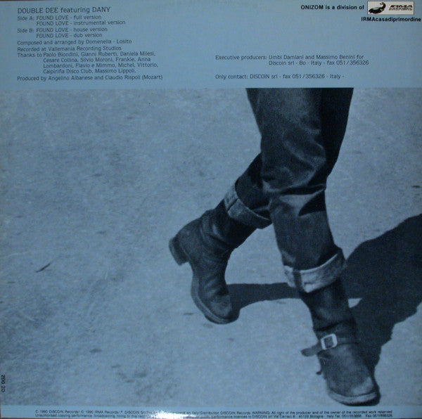 Double Dee Featuring Dany : Found Love (12", Whi)