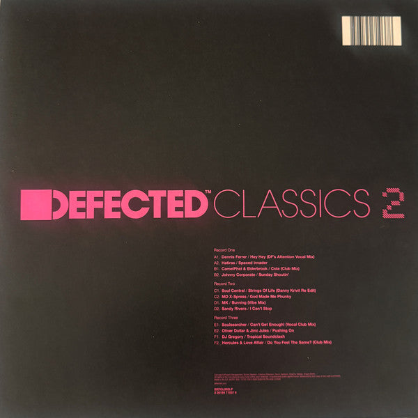 Various : Defected Classics 2 (LP, Comp)