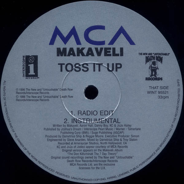 Makaveli : Toss It Up (12")