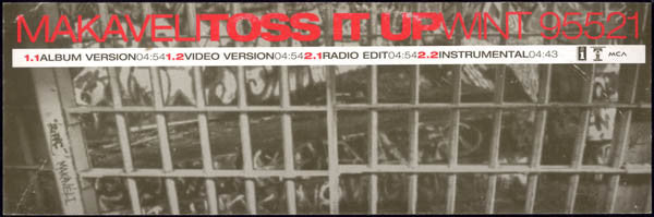 Makaveli : Toss It Up (12")