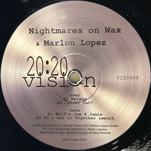 Nightmares On Wax & Marlon Lopez* : Patang (12")