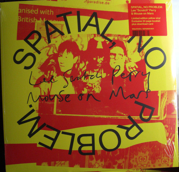 Lee "Scratch" Perry* & Mouse On Mars : Spatial, No Problem (LP, Album, Ltd, Yel)