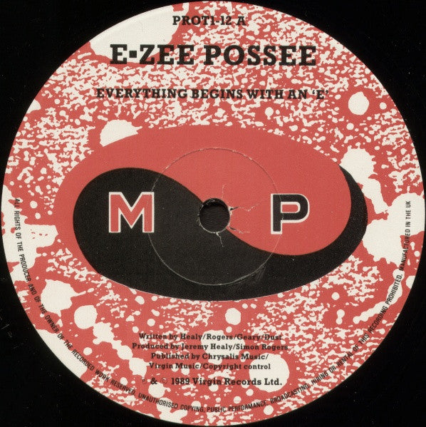 E-Zee Possee : Everything Begins With An 'E' (12", M/Print)