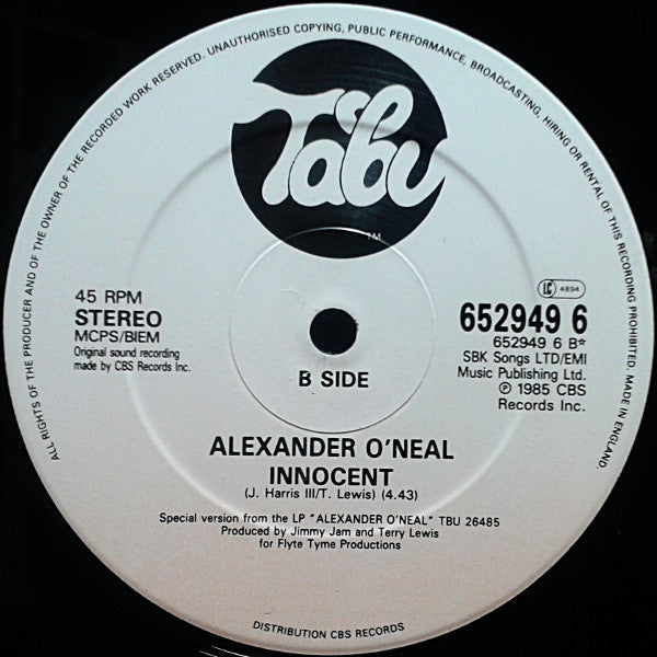 Alexander O'Neal : Fake 88 (Housemix) (12", Single)