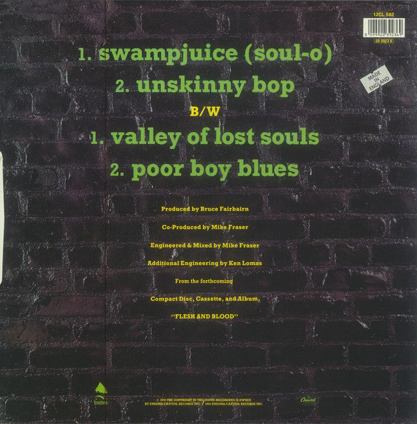 Poison (3) : Unskinny Bop (12")