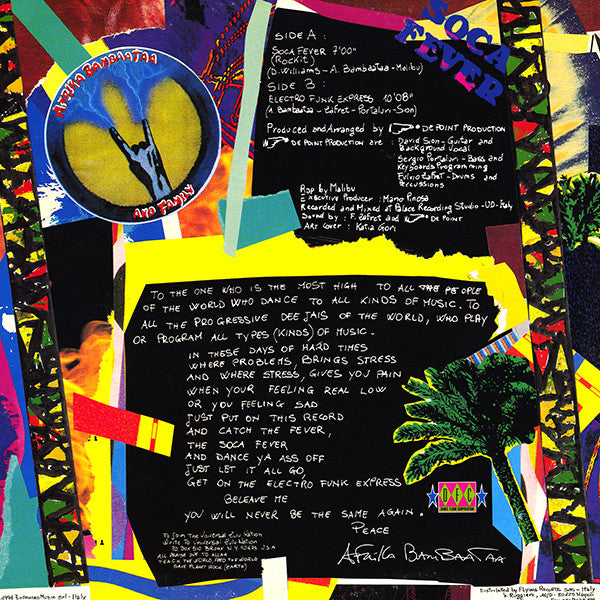 Afrika Bambaataa & Family : Soca Fever (12")