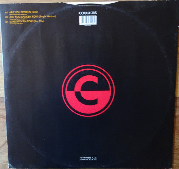 People People Featuring Karen Anderson : Are You Spoken For? (12")