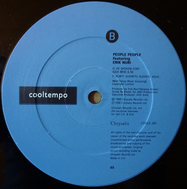 People People Featuring Karen Anderson : Are You Spoken For? (12")