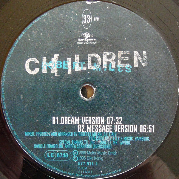 Robert Miles : Children (12")