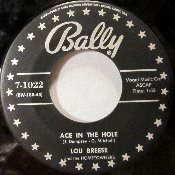 Lou Breese And The Hometowners : Ace In The Hole (7")