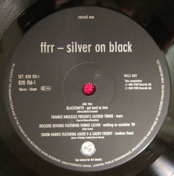Various : FFRR - Silver On Black (2xLP, Comp, Gat)