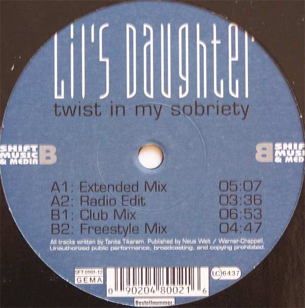 Lil's Daughter : Twist In My Sobriety (12")