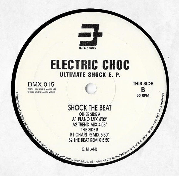 Electric Choc : Ultimate Shock E.P. (12", EP, Ltd, Promo)