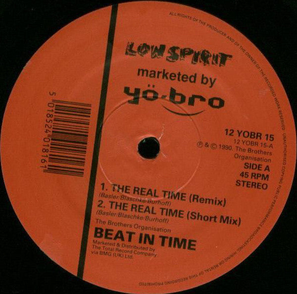 Beat In Time : The Real Time / Opera One (12")