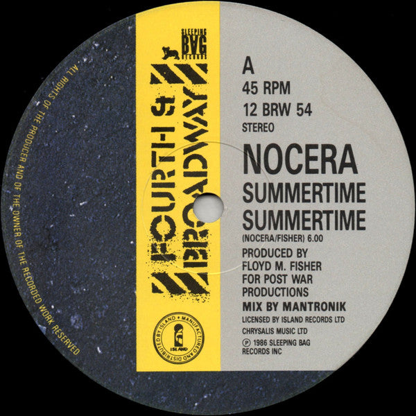 Nocera : Summertime Summertime (12")