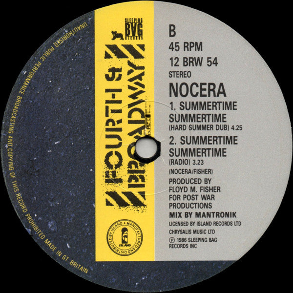 Nocera : Summertime Summertime (12")