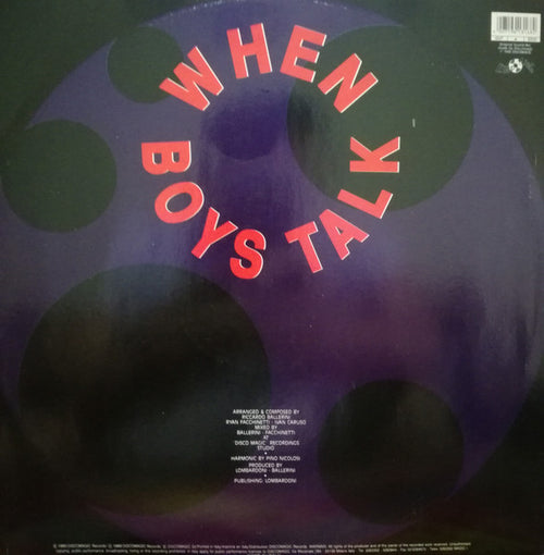 Big Power : When Boys Talk (12")
