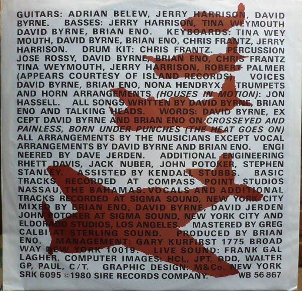 Talking Heads : Remain In Light (LP, Album, RE)