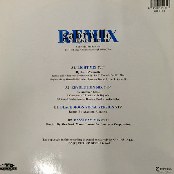 Gabrielle : Going Nowhere (Remix) (12")