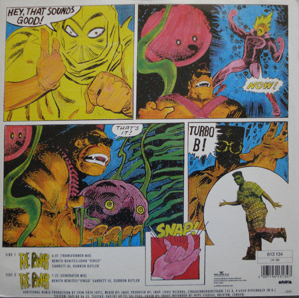 Snap! Introducing Turbo B. : The Power (Remix) (12", Maxi, Dam)
