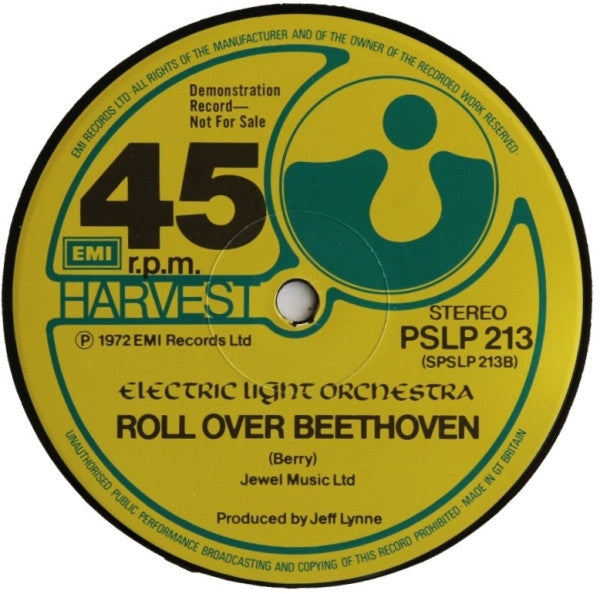 Electric Light Orchestra : Showdown / Roll Over Beethoven (12", Promo)