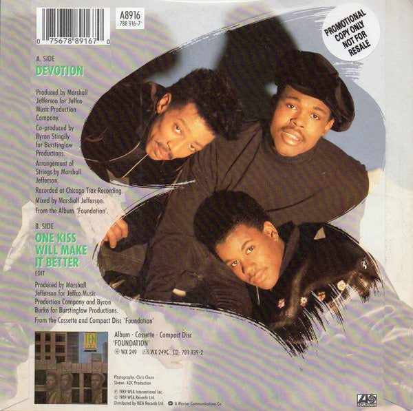 Ten City : Devotion (7", Single, Dam)