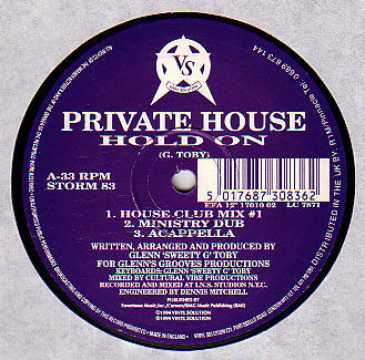 Private House : Hold On (12")