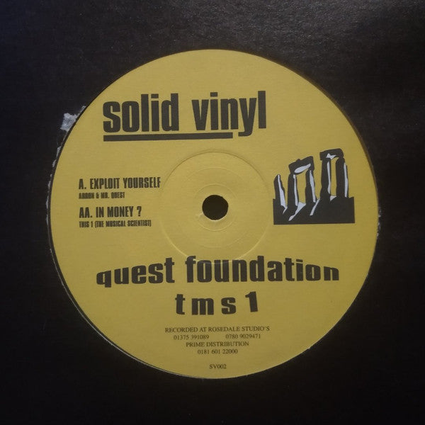 Quest Foundation / TMS 1 : Exploit Yourself / In Money ? (12")