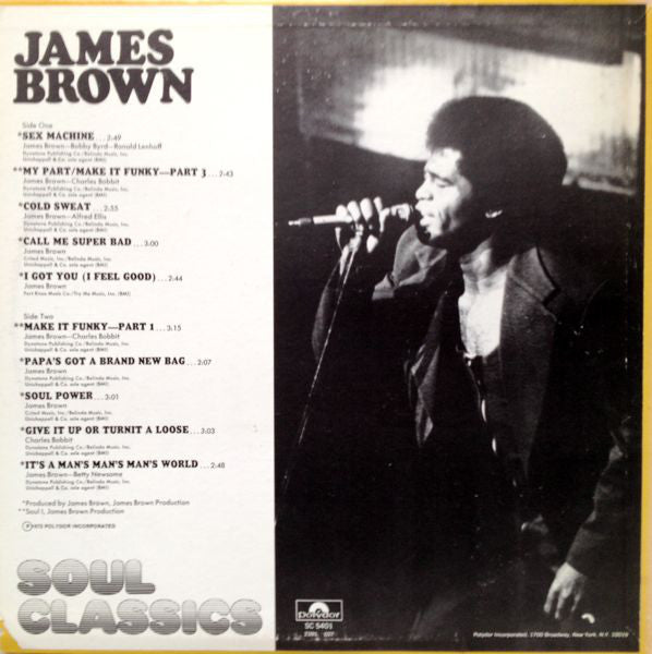 James Brown : James Brown Soul Classics (LP, Comp)