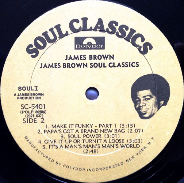 James Brown : James Brown Soul Classics (LP, Comp)
