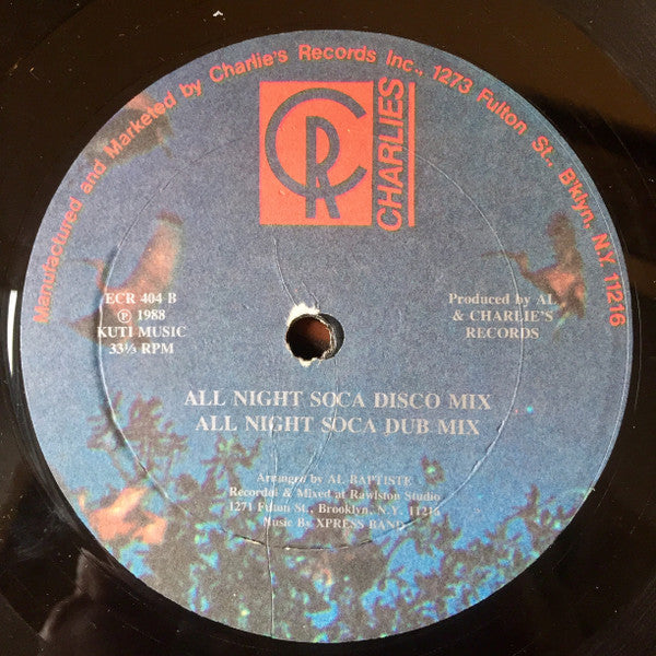 Explainer : Soca All Night (12")