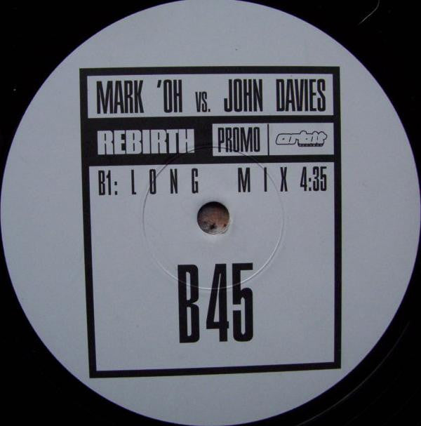 Mark 'Oh Vs. John Davies : Rebirth (12", Promo)