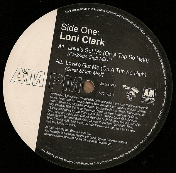 Loni Clark : Love's Got Me (On A Trip So High) (12")