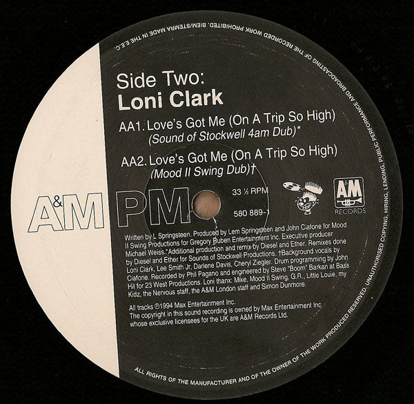 Loni Clark : Love's Got Me (On A Trip So High) (12")