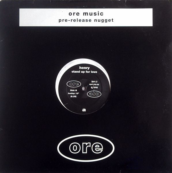 Henry : Stand Up For Love (2x12", Promo)