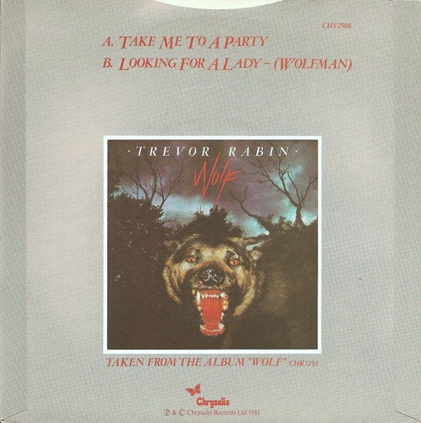Trevor Rabin : Take Me To A Party (7", Single, Tra)