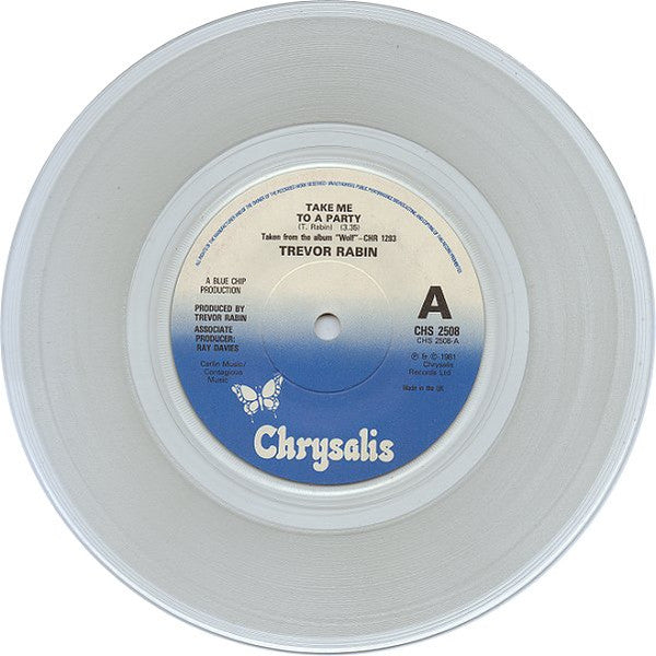 Trevor Rabin : Take Me To A Party (7", Single, Tra)