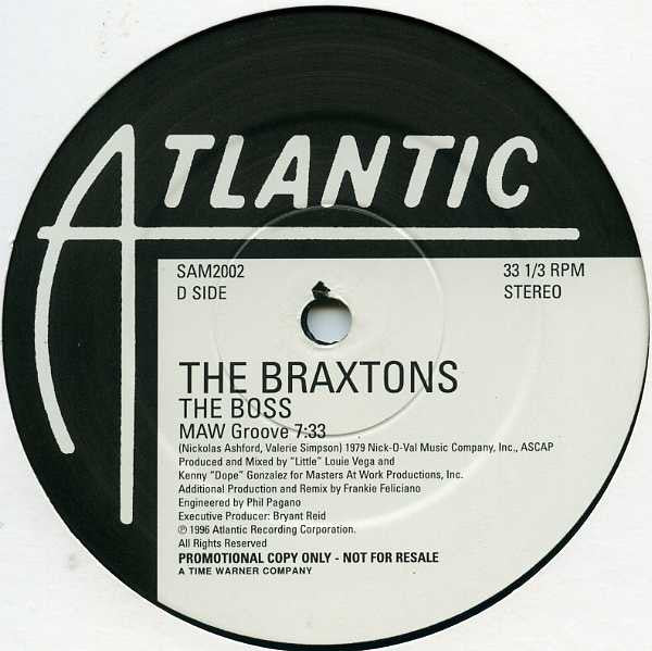 The Braxtons : The Boss (2x12", Promo)