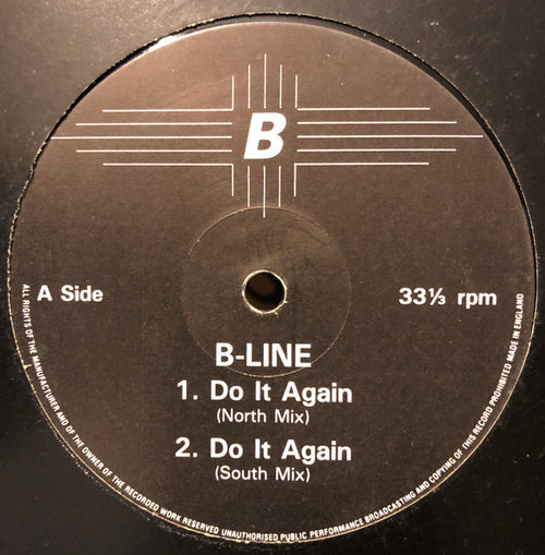B-Line : Do It Again (12")