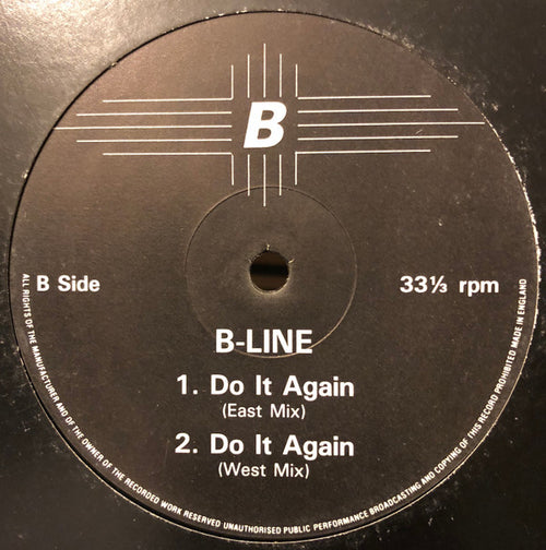 B-Line : Do It Again (12")