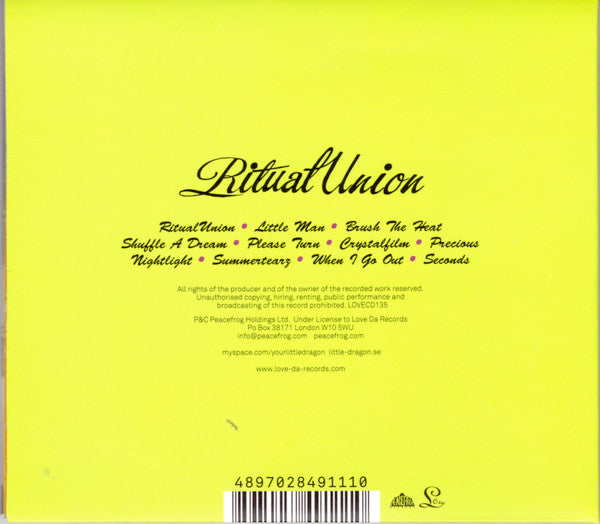 Little Dragon : Ritual Union (CD, Album, Dig)