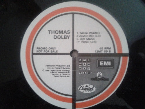Thomas Dolby : Hot Sauce  (12", Promo)
