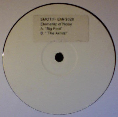 Elementz Of Noize : Big Foot / The Arrival (12", W/Lbl)